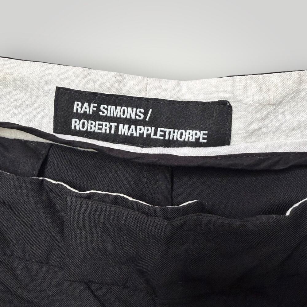 Raf Simons x Robert Mapplethorpe 17SS Black Shorts Size 48 Made in Slovenia - Picture 9 of 11
